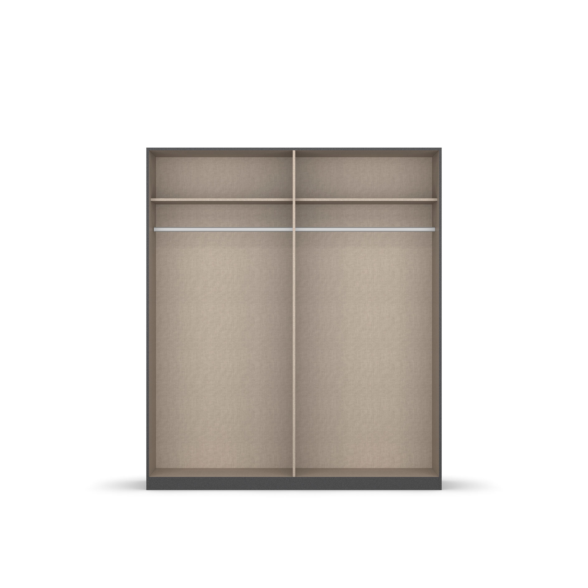 Drehtürenschrank - alpinweiß - 4 Türen - 181 cm