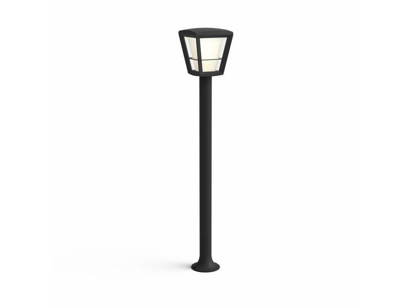 Philips Hue White & Color Ambiance Econic Outdoor Wegeleuch Hue Outdoor Sockelleuchte Econic mit 16 Mio. Farben