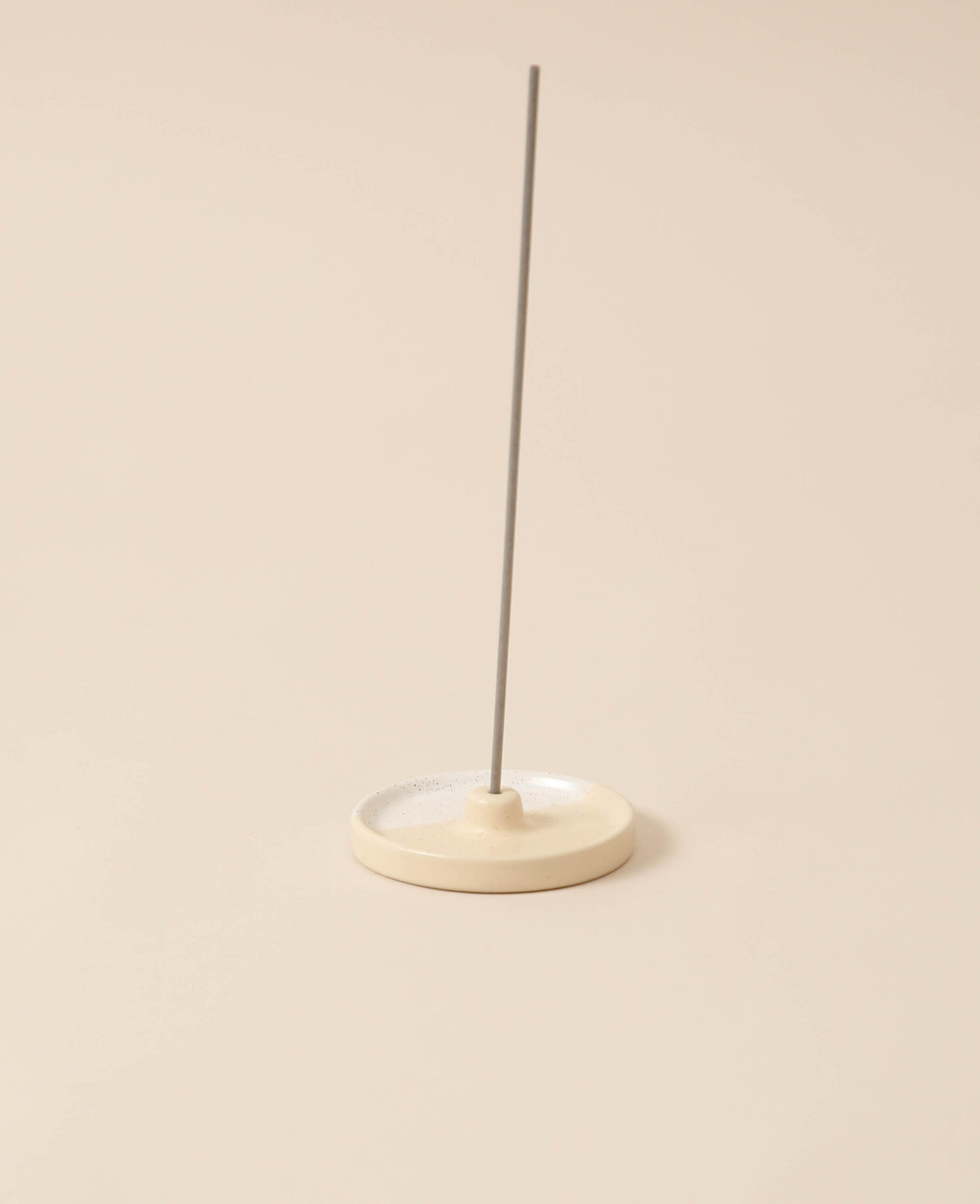 Steingut Räucherstäbchen Halter für Duftstäbchen - Beige