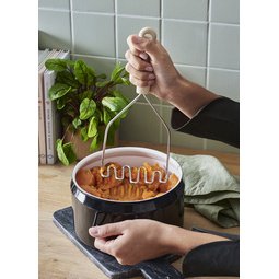 Presse-purée BIO, 280 mm, inox/crème