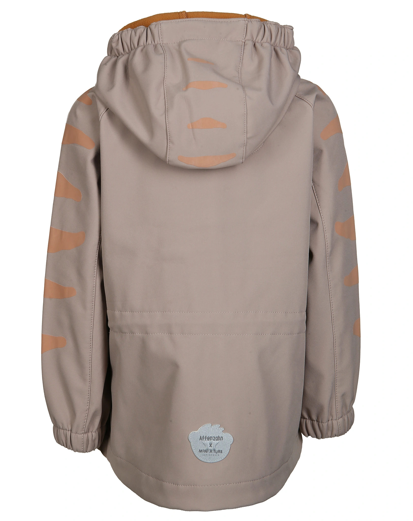 Softshelljacke AFFENZAHN MATALDO STRIPED mit Innenfleece in mocha meringue