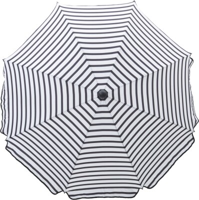 House Doctor - Parasol - Oktogon - Sort Og Hvid - 184X180 CM
