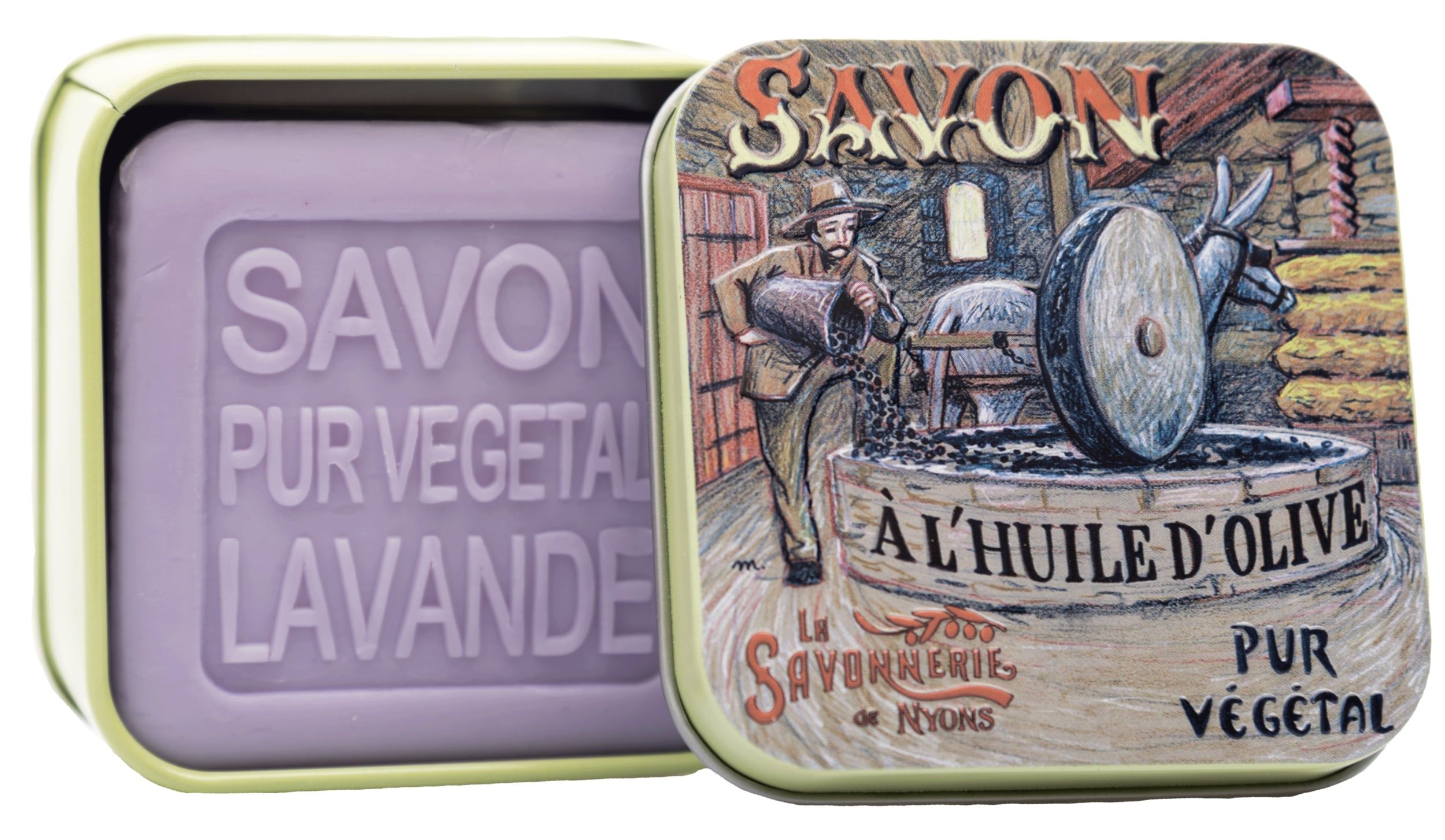 La Savonnerie de Nyons - Metallbox mit Seife 