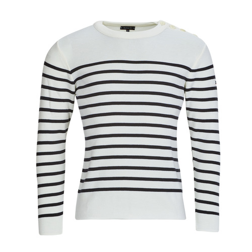 Armor Lux - PULL MARIN GOULENEZ - Blanc / Marine