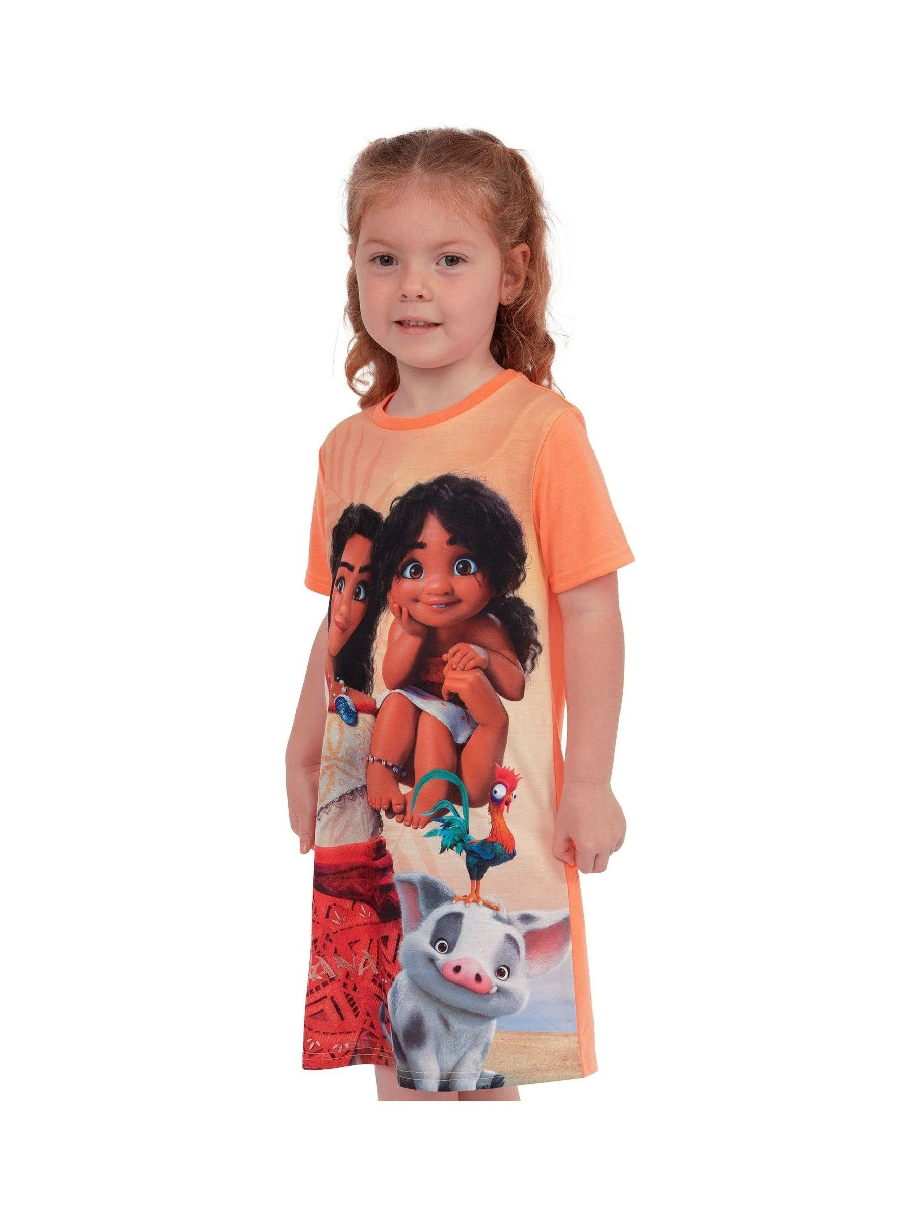 Disney Moana en Simea nachtjapon met personage print 2