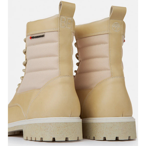 Beflamboyant - BEIGE COCO HIGH TOP VEGAN BOOTS Beige