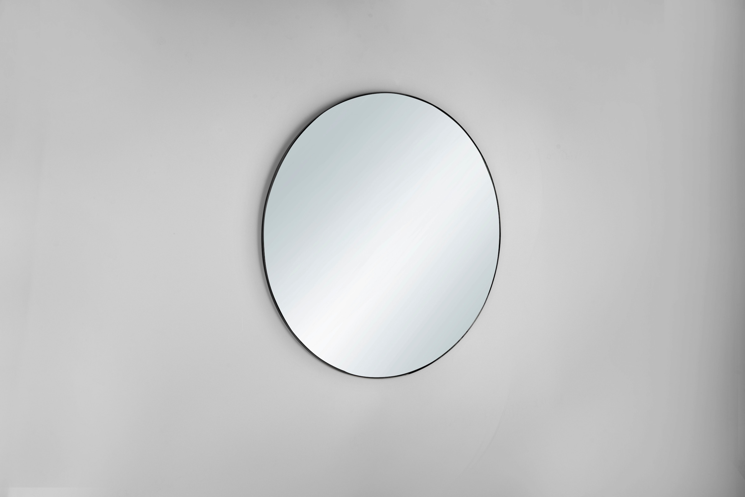 MIRRORS AND MORE Dekospiegel »Mila« Wandspiegel, rund, Ø 50 cm, lackiertes Metall