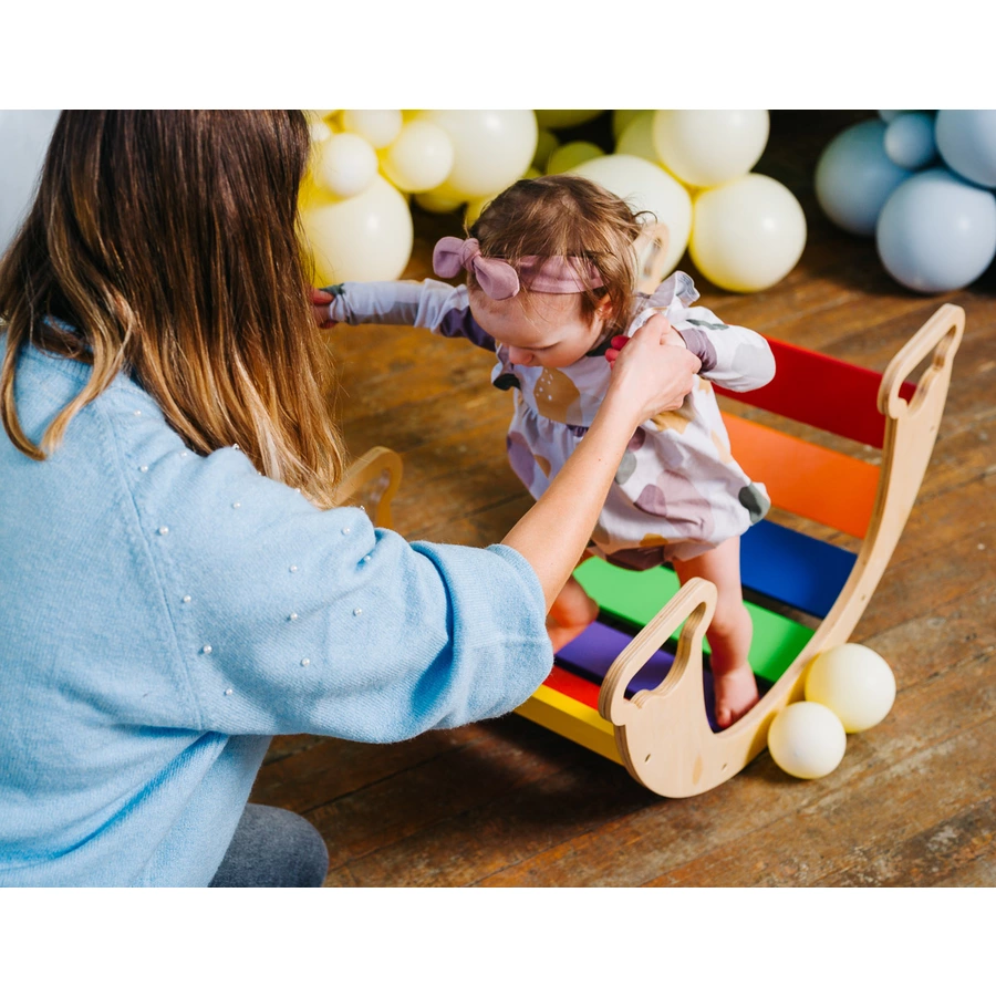 Family-SCL Bogenwippe Rainbow naturregenbogen