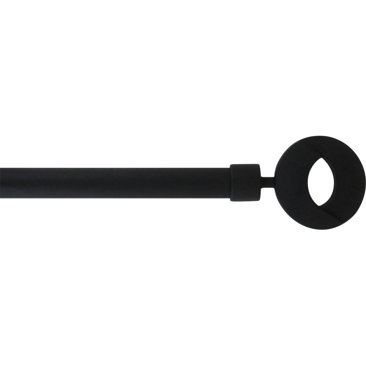 KIT EXTENSIBLE 120 A 210CM D.19CM EMBOUT NEW LOOK NOIR MAT