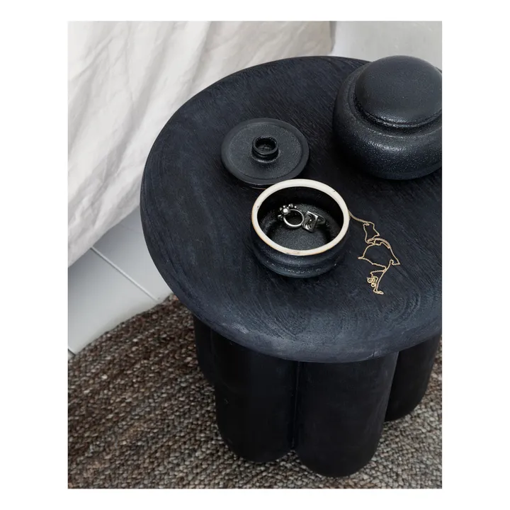 House Doctor Tabouret Phant en bois | Noir