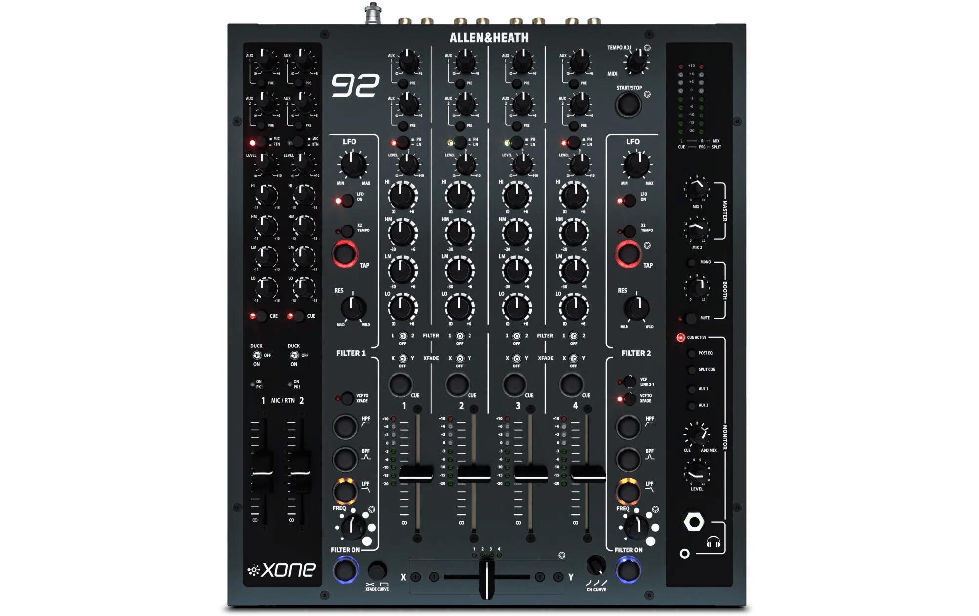 DJ-Mixer XONE:92 MKII<br>4+2-Kanal-Analog-Mixer