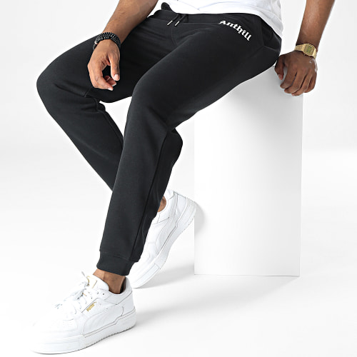 Pantalon Jogging Gothic Noir Blanc