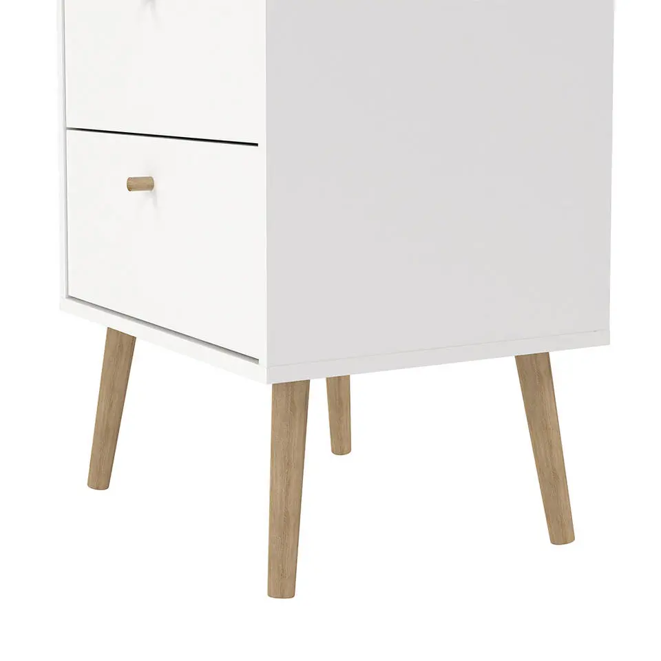 Hioshop Bodo kommode 5 lades wit