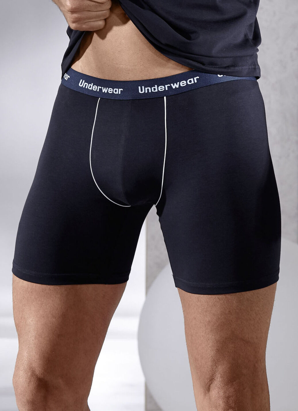 Dreierpack Pants mit längerem Bein