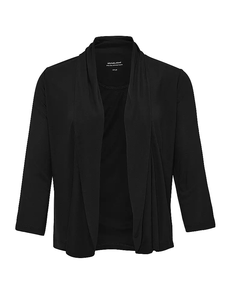 OPUS Jerseyjacke SANDRINE SOFT schwarz