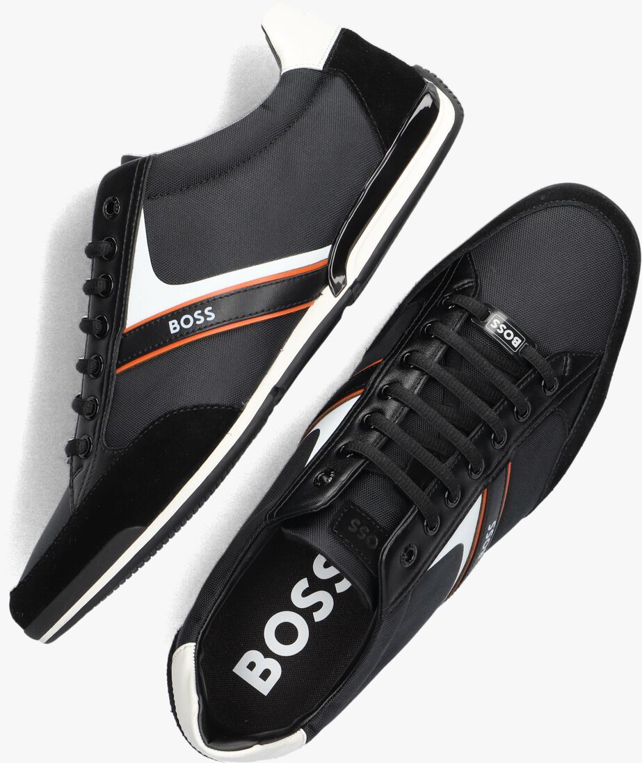 BOSS zwarte boss lage sneakers saturn lowp