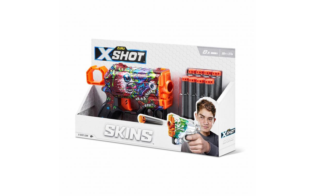 X-shot Skins Menace met 8 darts