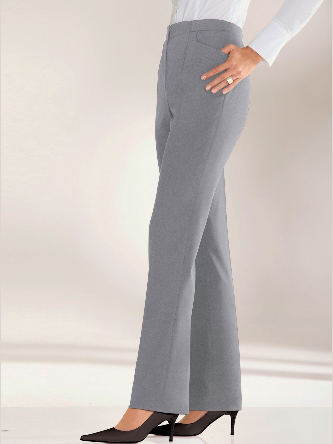 Pantalon costume taille élastiquée invisible
