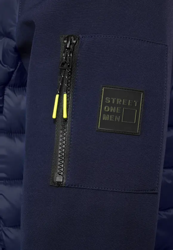 Leichter Blouson mit Stepp - navy blue