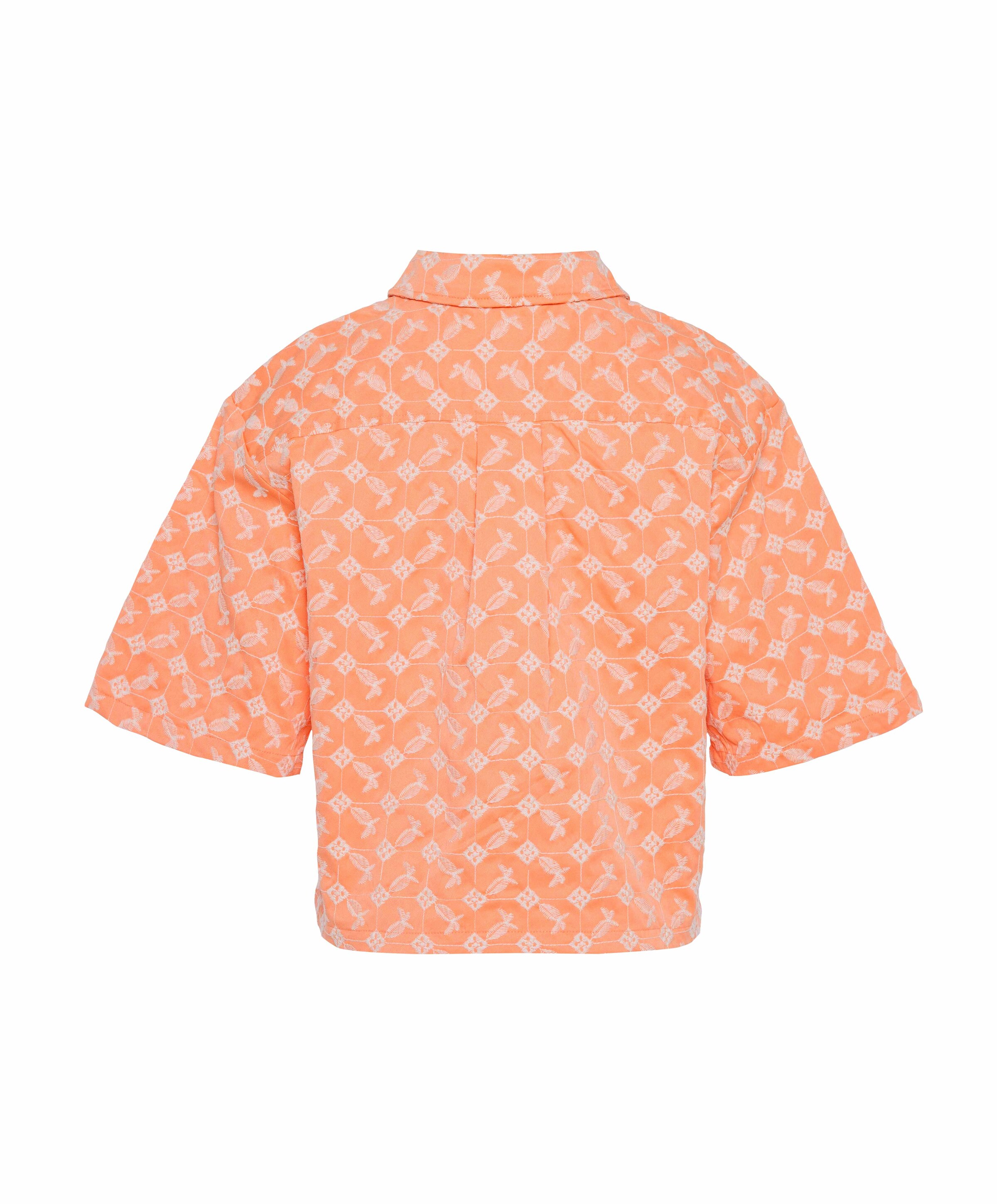 Geisha Dames blouse oranje