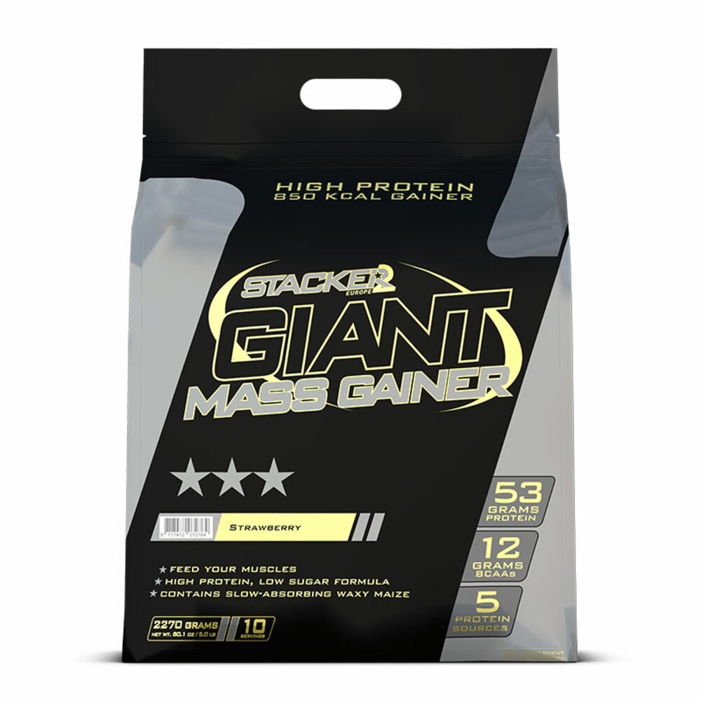 Stacker Giant Mass Gainer Strawberry2270 gr