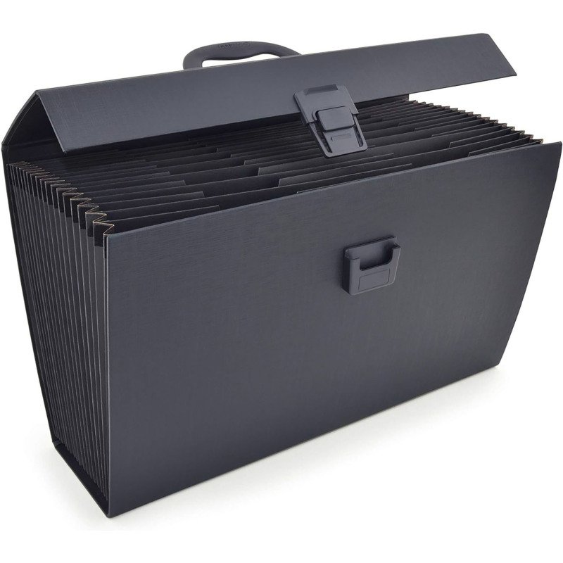 Trieur valisette Rapesco 19 onglets noir
