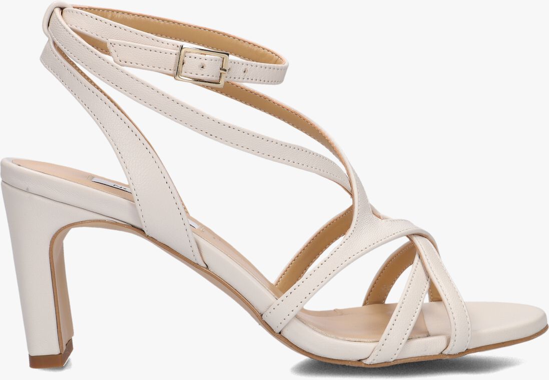 witte notre-v sandalen met hak 42527