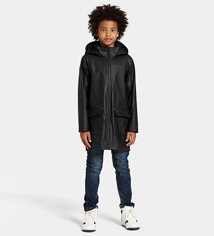 Didriksons Regenjacke - PU - Giga - Schwarz
