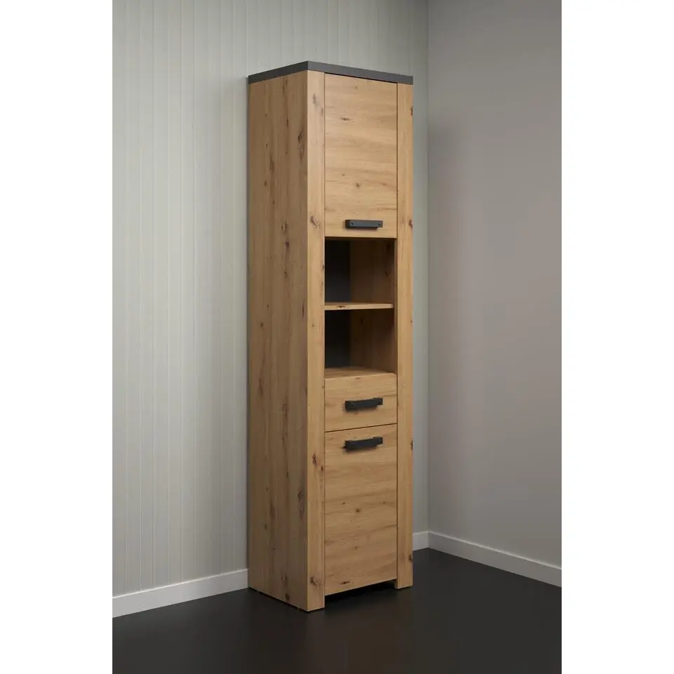 Trendteam Kolomkast Follow - 53 x 35 x 196 cm - Artisan Oak