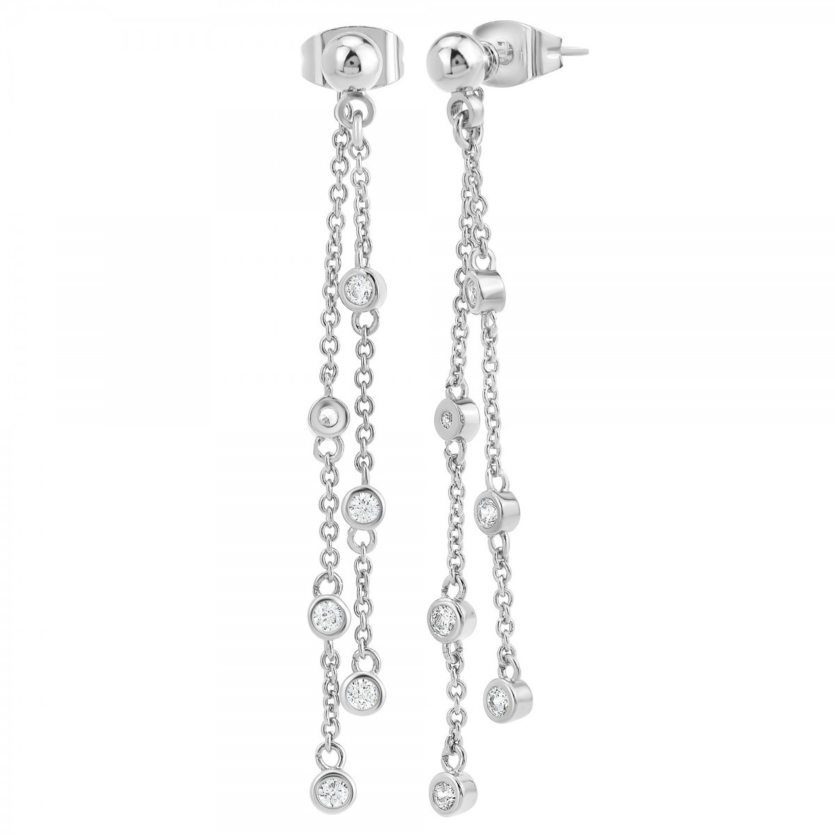 Boucles d'oreilles SC Crystal ornées de Zirconium