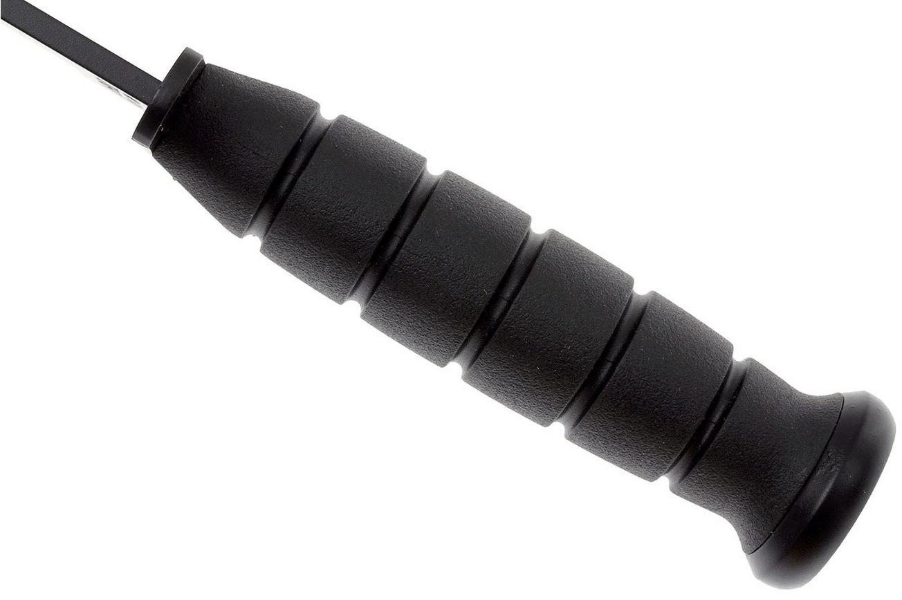 KA-BAR Tanto 1245 deels gekarteld, kydex foedraal, survivalmes