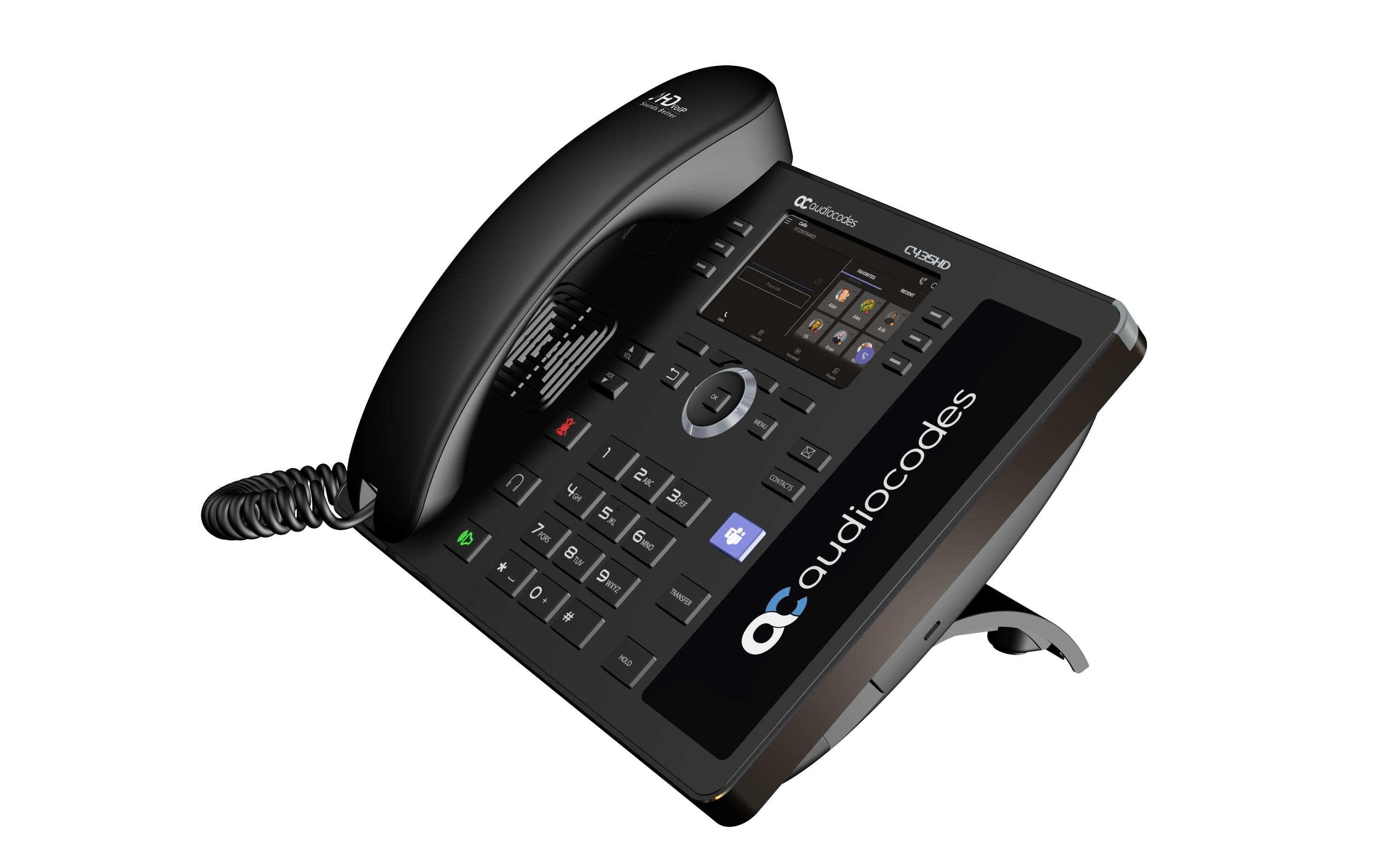Tischtelefon C435HD Microsoft Teams Schwarz<br>Ein günstiges, Microsoft Teams natives Gerät für den Einstieg/Gemeinschaftsbereiche