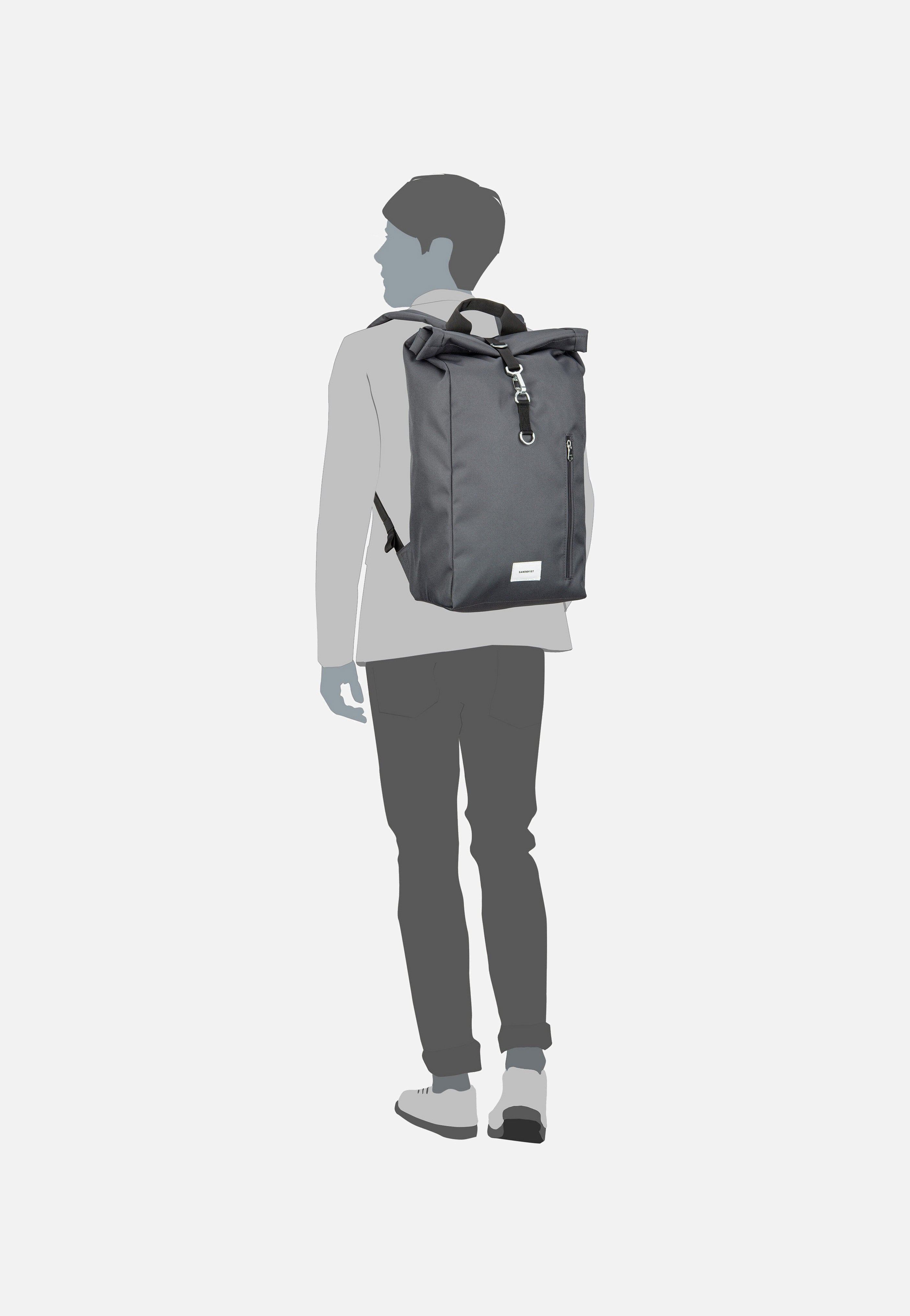 Ground L Asphalt - Rucksack