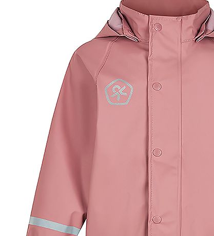 Color Kids Regenkleidung m. Träger - PU - Ash Rose