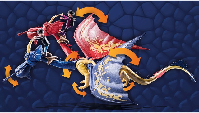 Playmobil® Konstruktions-Spielset »Dragons: The Nine Realms - Wu & Wei mit Jun (71080)« Made in Germany