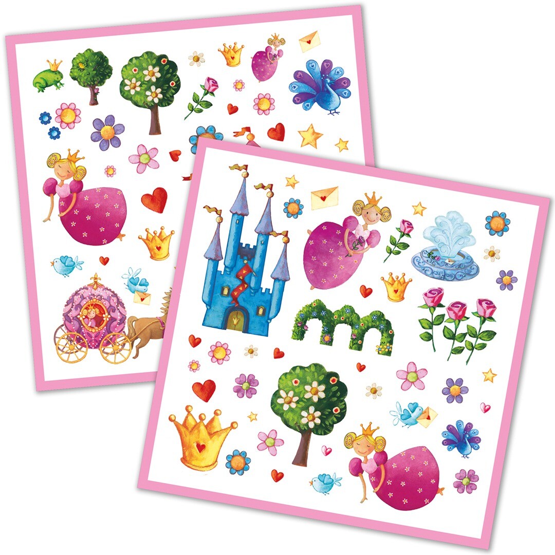 Djeco stickers prinsessen - 160st DJ08830