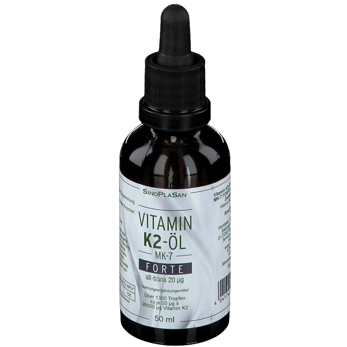 SinoPlaSan Vitamin K2-Öl MK-Forte all-trans 20 µg