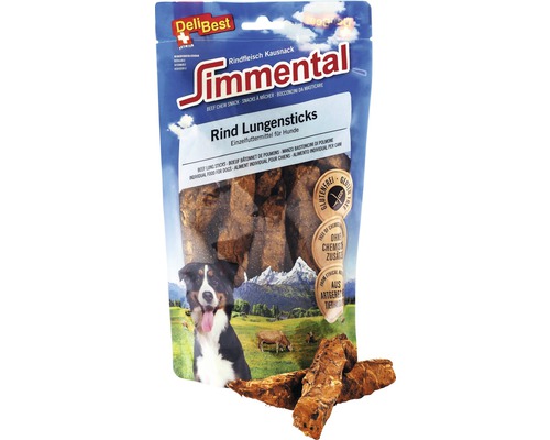 Hondensnack DeliBest Simmental runderlongsticks 120 g