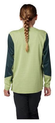 Maillot Manches Longues Fox Defend Taunt Enfant Vert