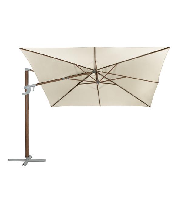 Dehner Ampelschirm Zypern, Holzoptik,