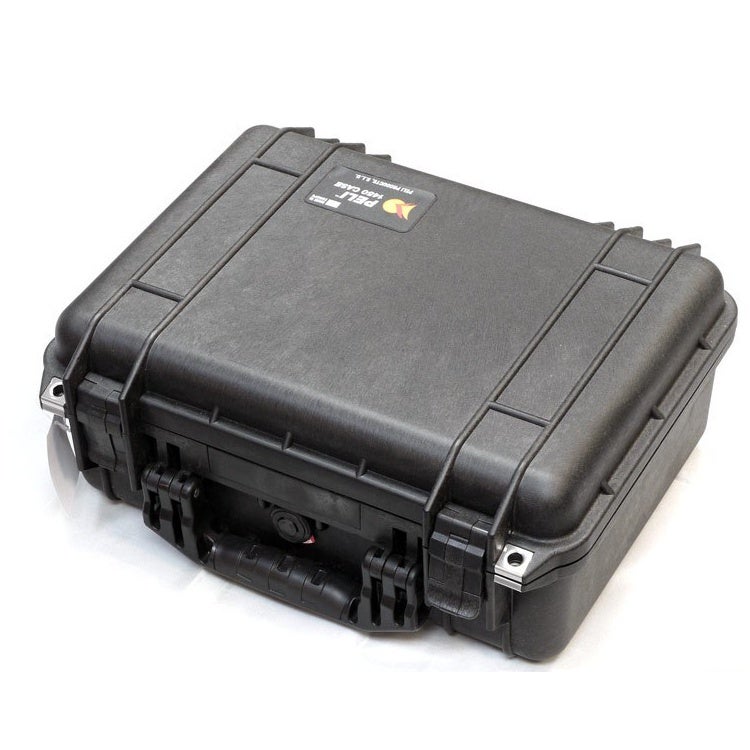 Peli 1450 BKF flightcase zwart met schuim 371x258x152 mm