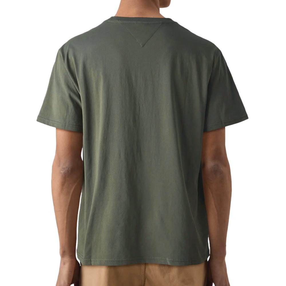 Tommy Hilfiger T-shirt Kaki Homme Tommy Hilfiger Linear