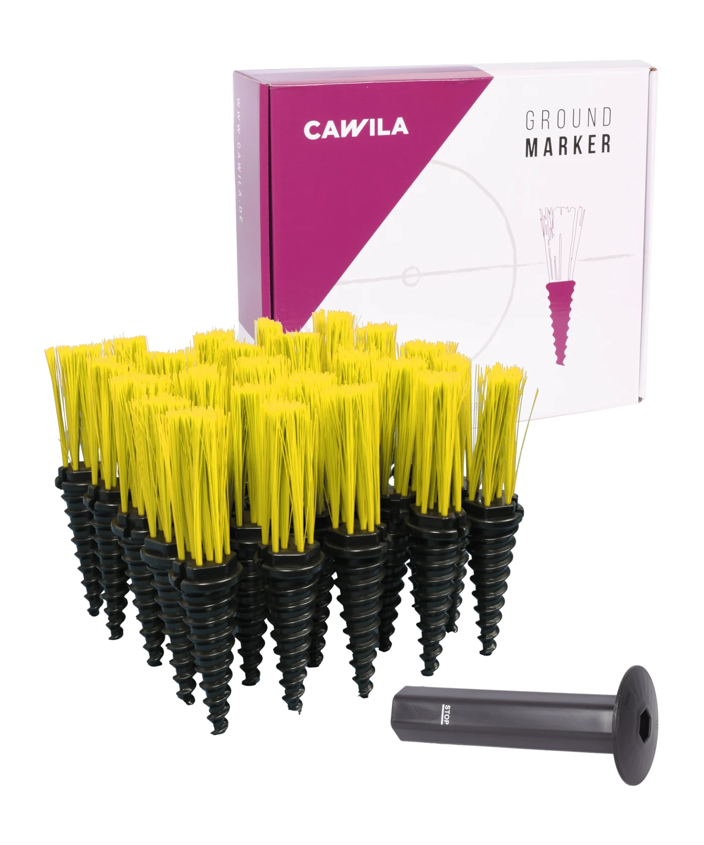 Cawila Einmesshilfe PITCH 25er Set Gelb