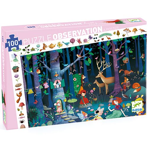 Djeco puzzel het betoverde bos (100st) DJ07504
