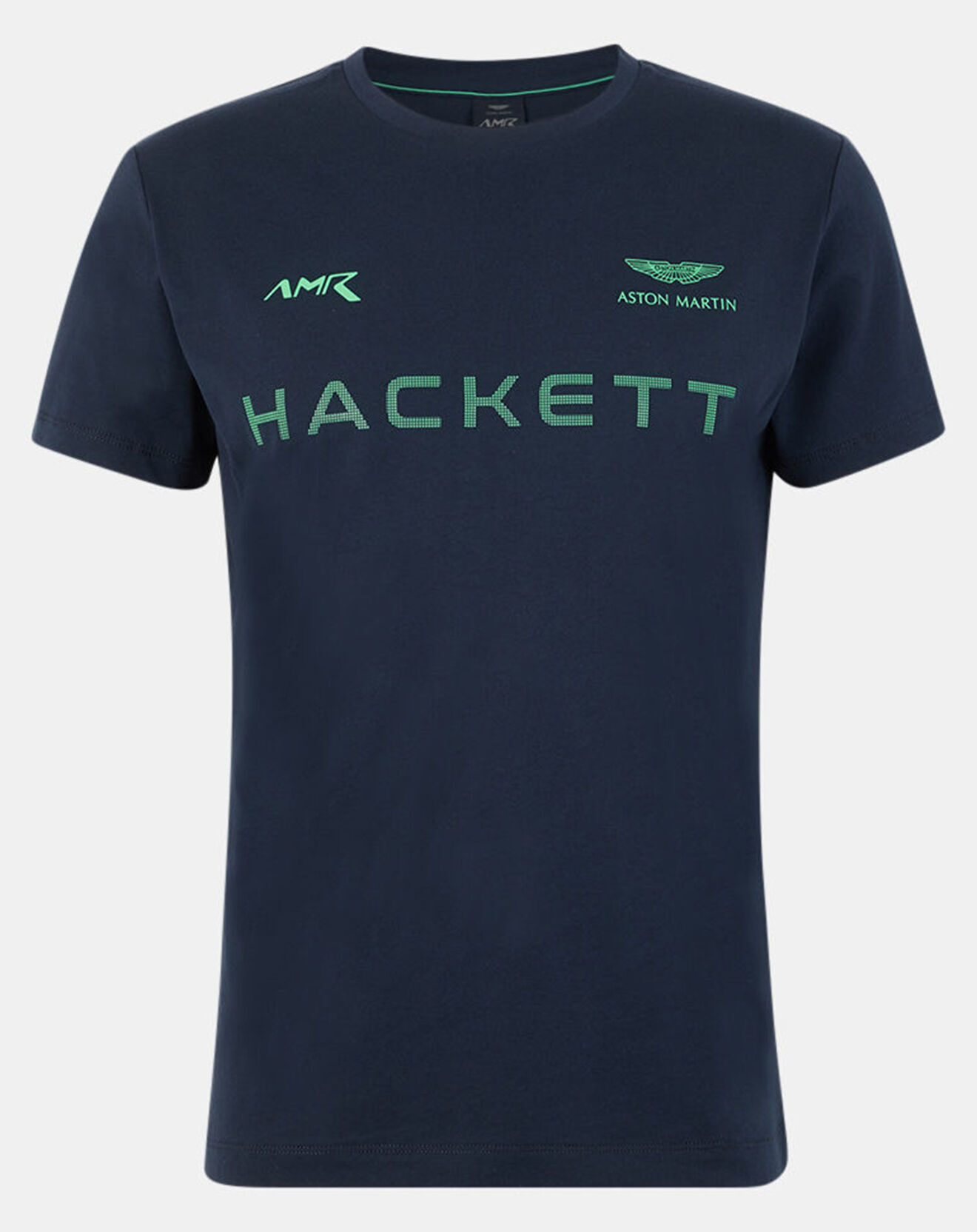 Hackett London T-Shirt Fluo Aston Martin Racing bleu marine