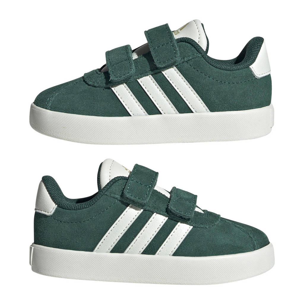 Dochter is er heel blij meeVL Court 3.0 sneakers donkergroen/wit
