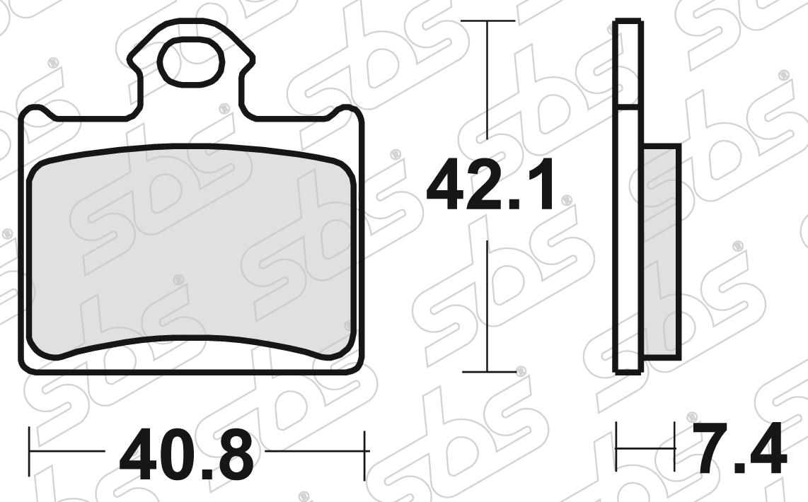 SBS - Plaquettes de frein 872 SI