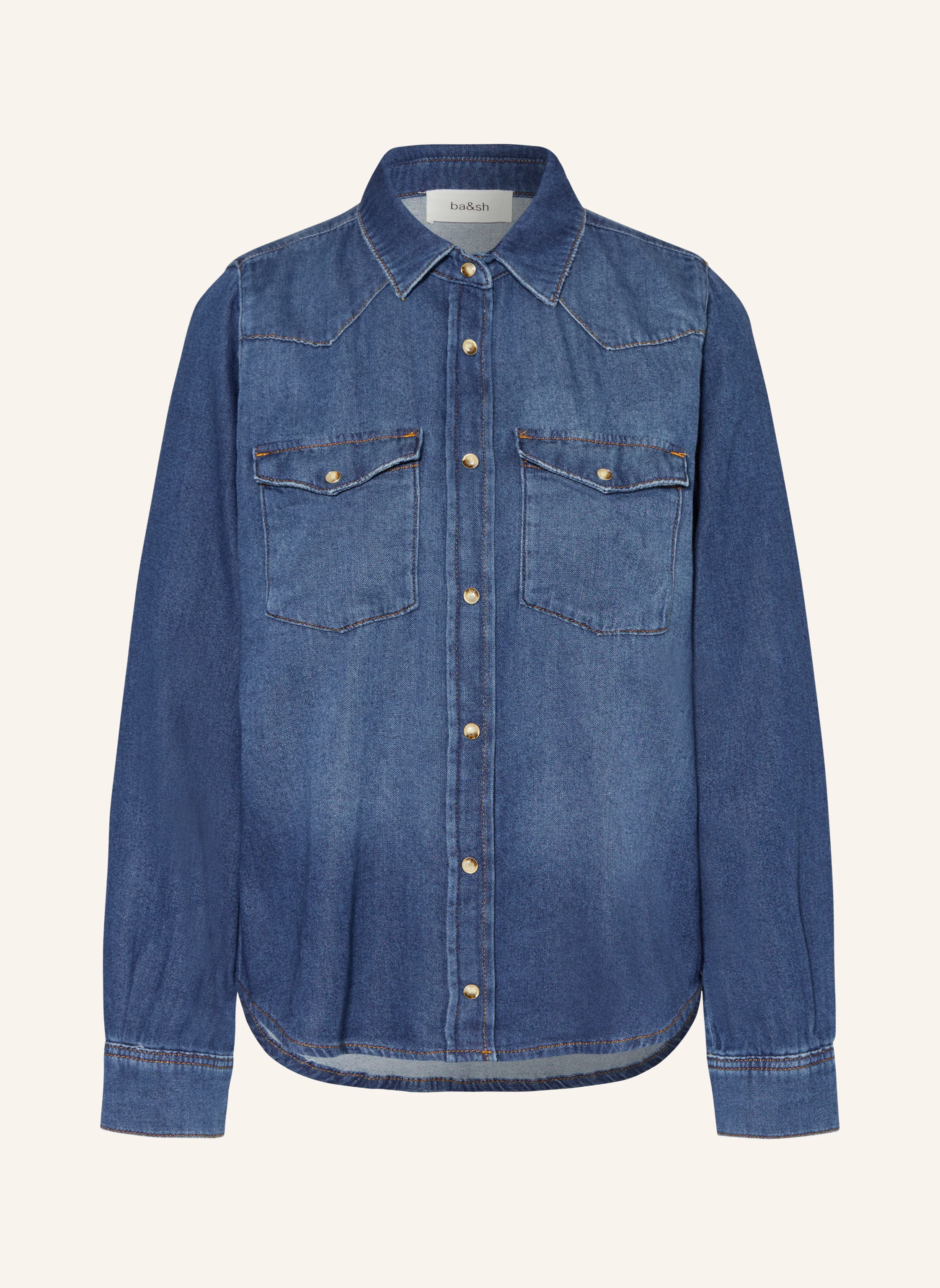 ba&sh Hemdbluse WALTER in Jeansoptik