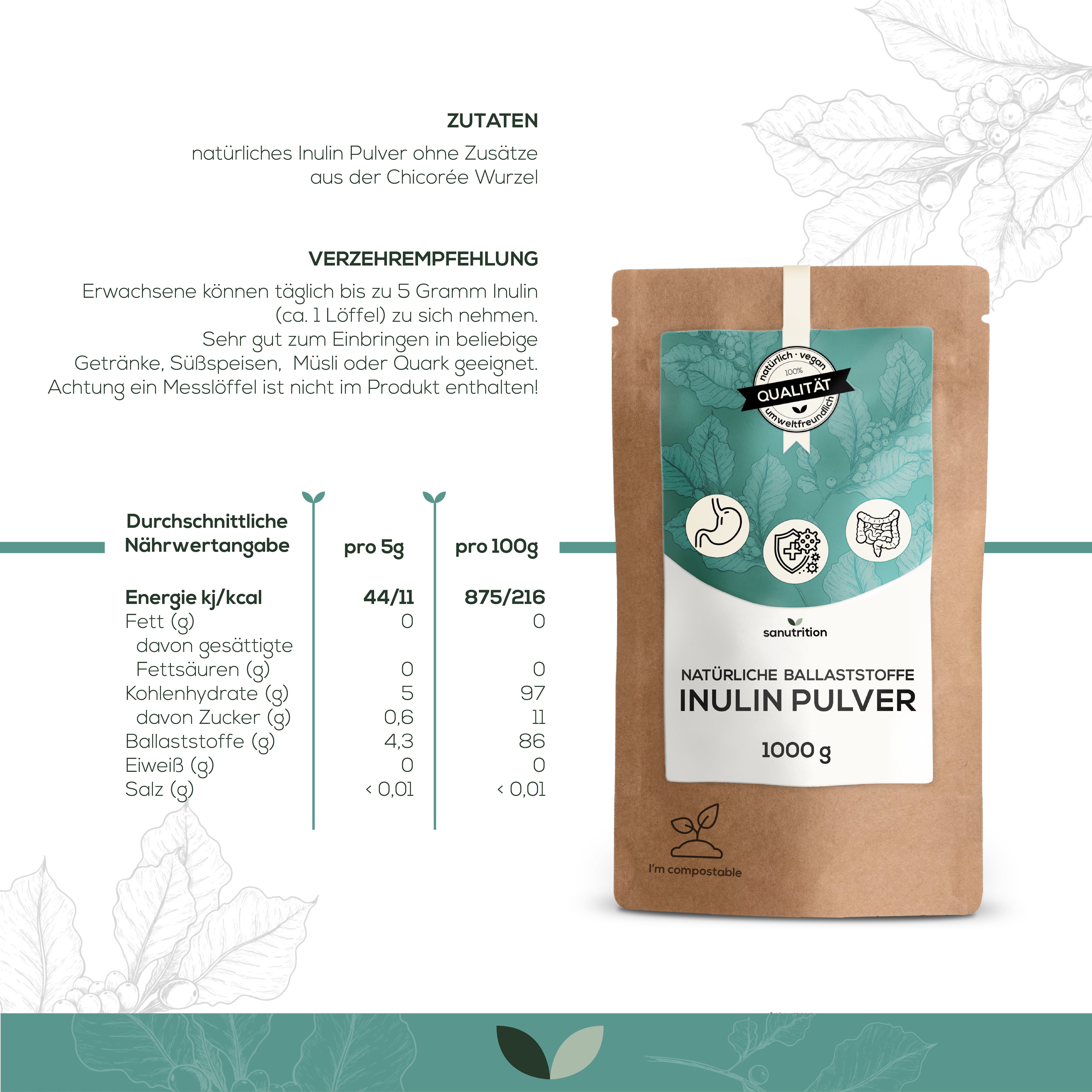 Sanutrition® - reines Inulin