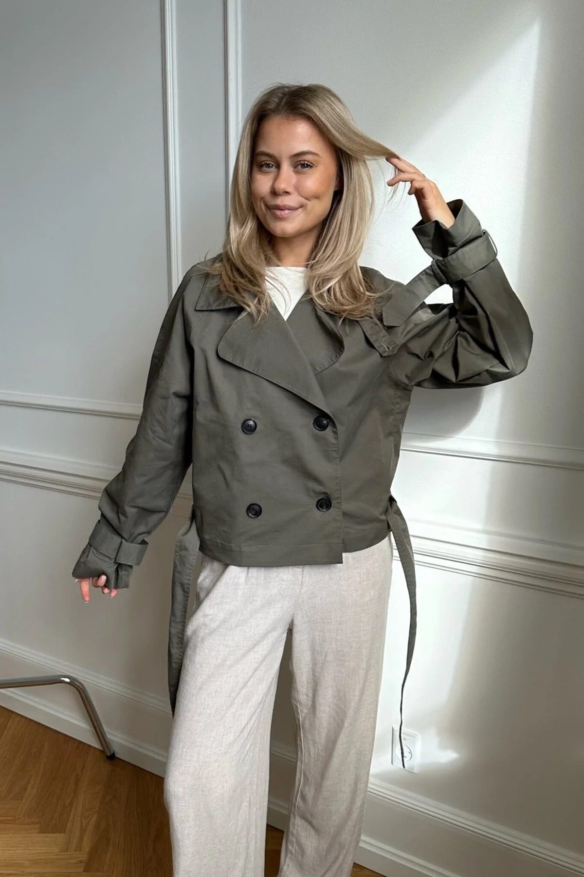 BYIC Almaic Trenchcoat green green